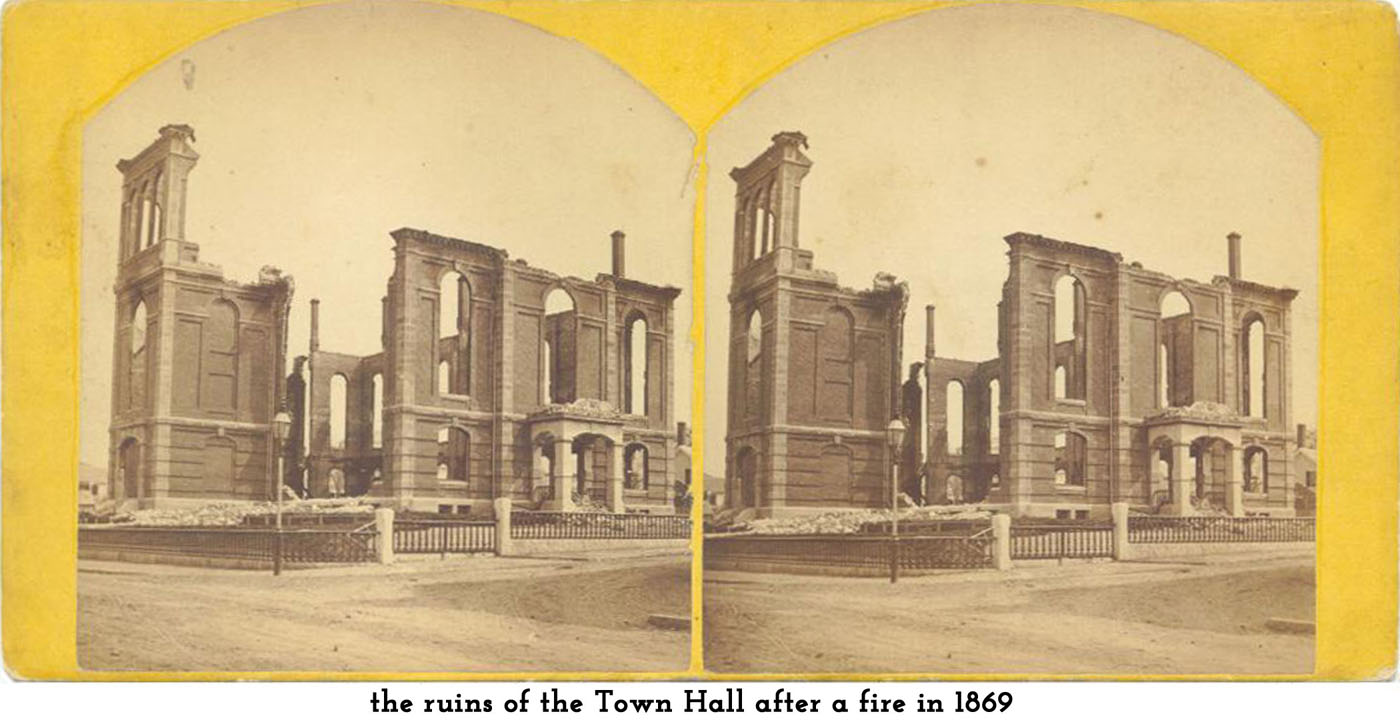  Town Hall - fire 1869