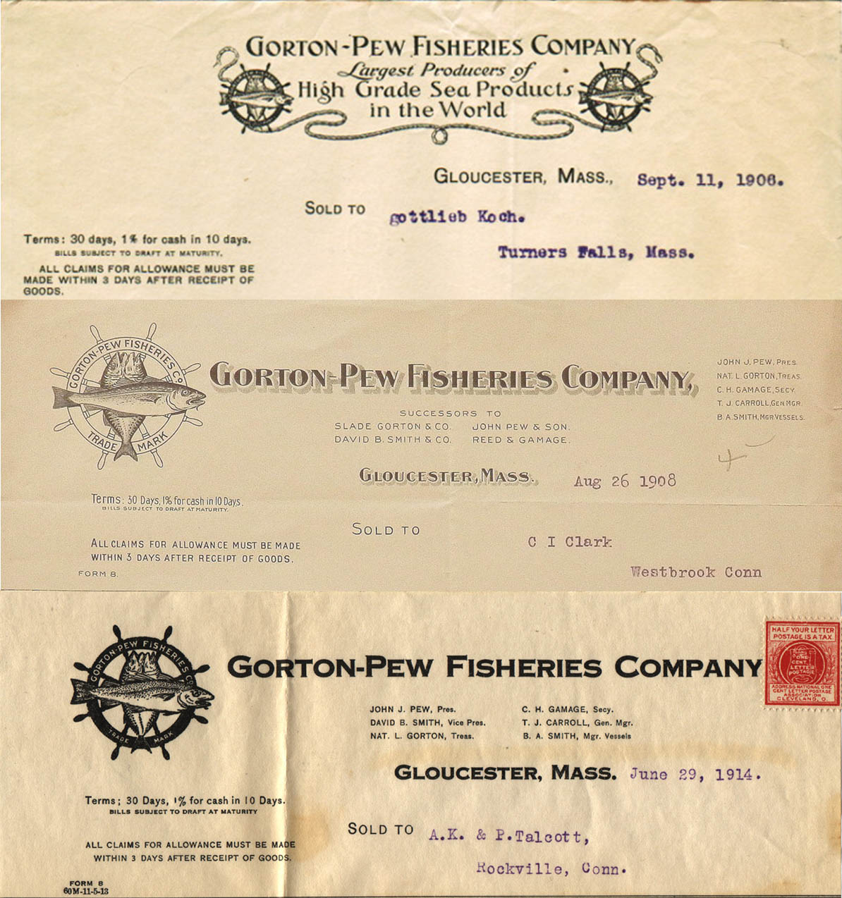 1906 & 1908 billhead graphics