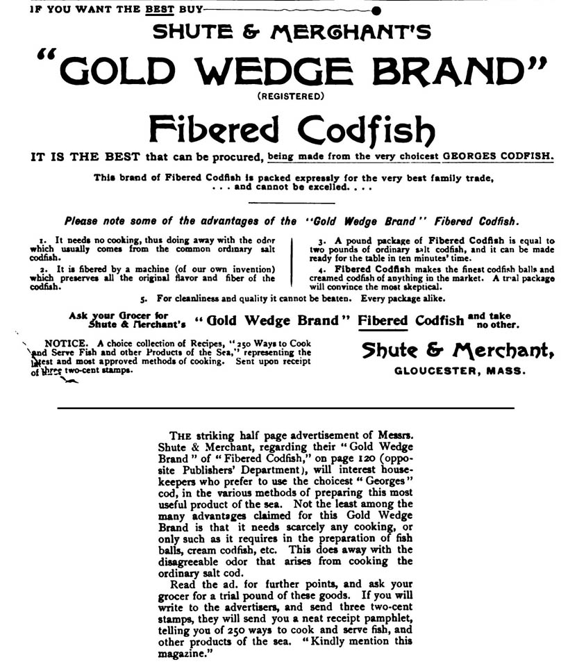New England Magazine Kitchen ad & notice