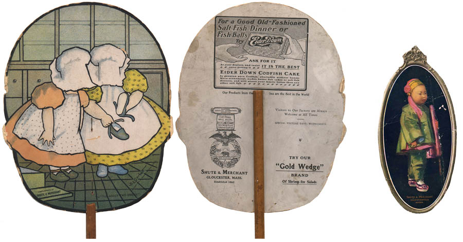 fan and oval card