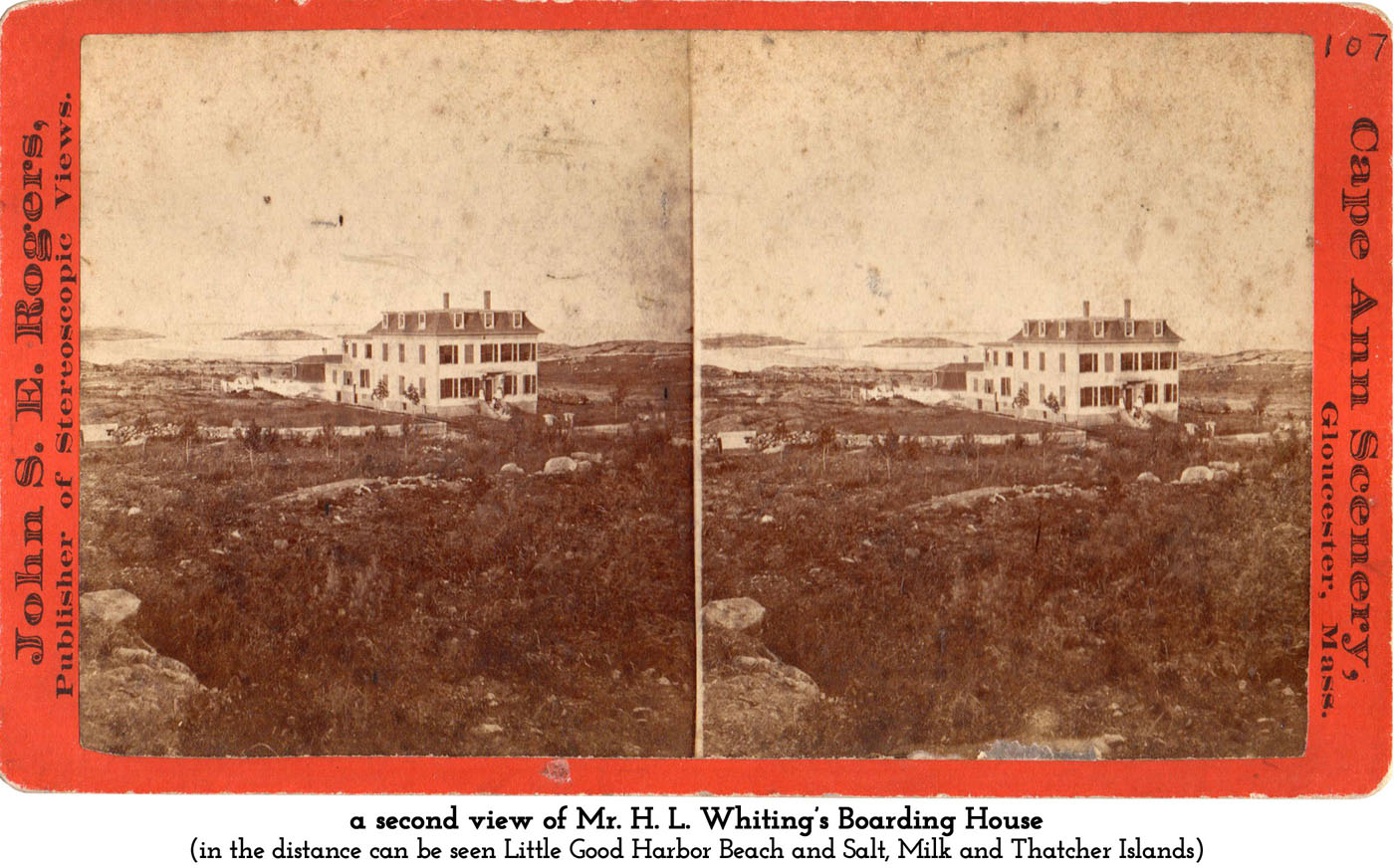 Mr. H. L. Whiting’s Boarding House
