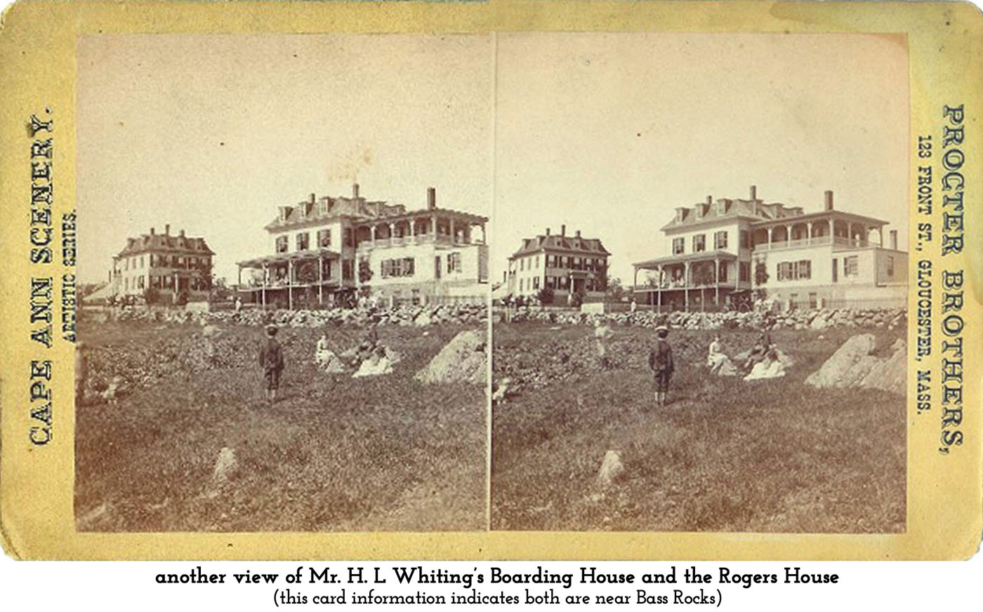 Mr. H. L. Whiting’s Boarding House