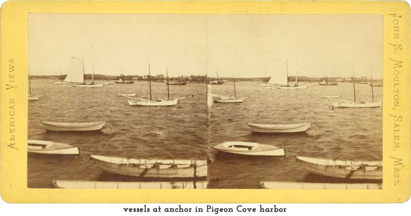 boats in Pigeon Cove harbor