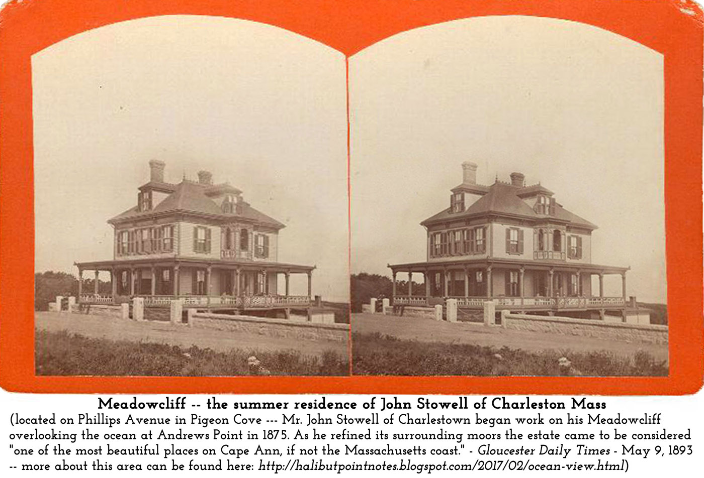 John Stowell residence - Meadowcliff