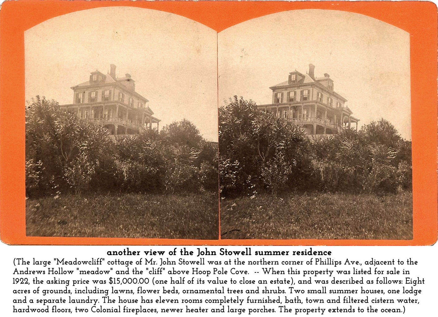John Stowell residence - Meadowcliff