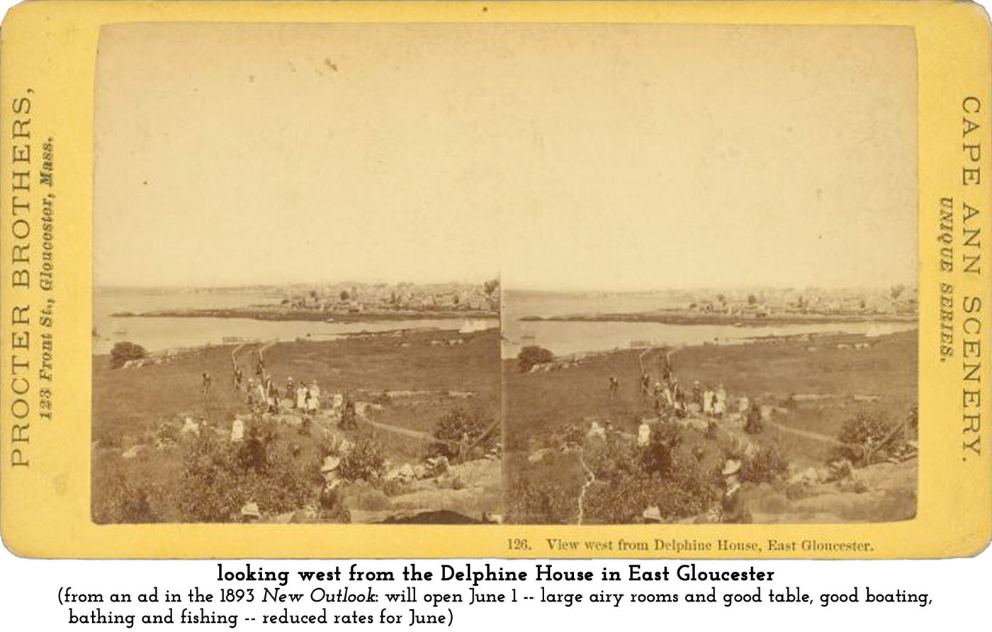 view from the Delphine House