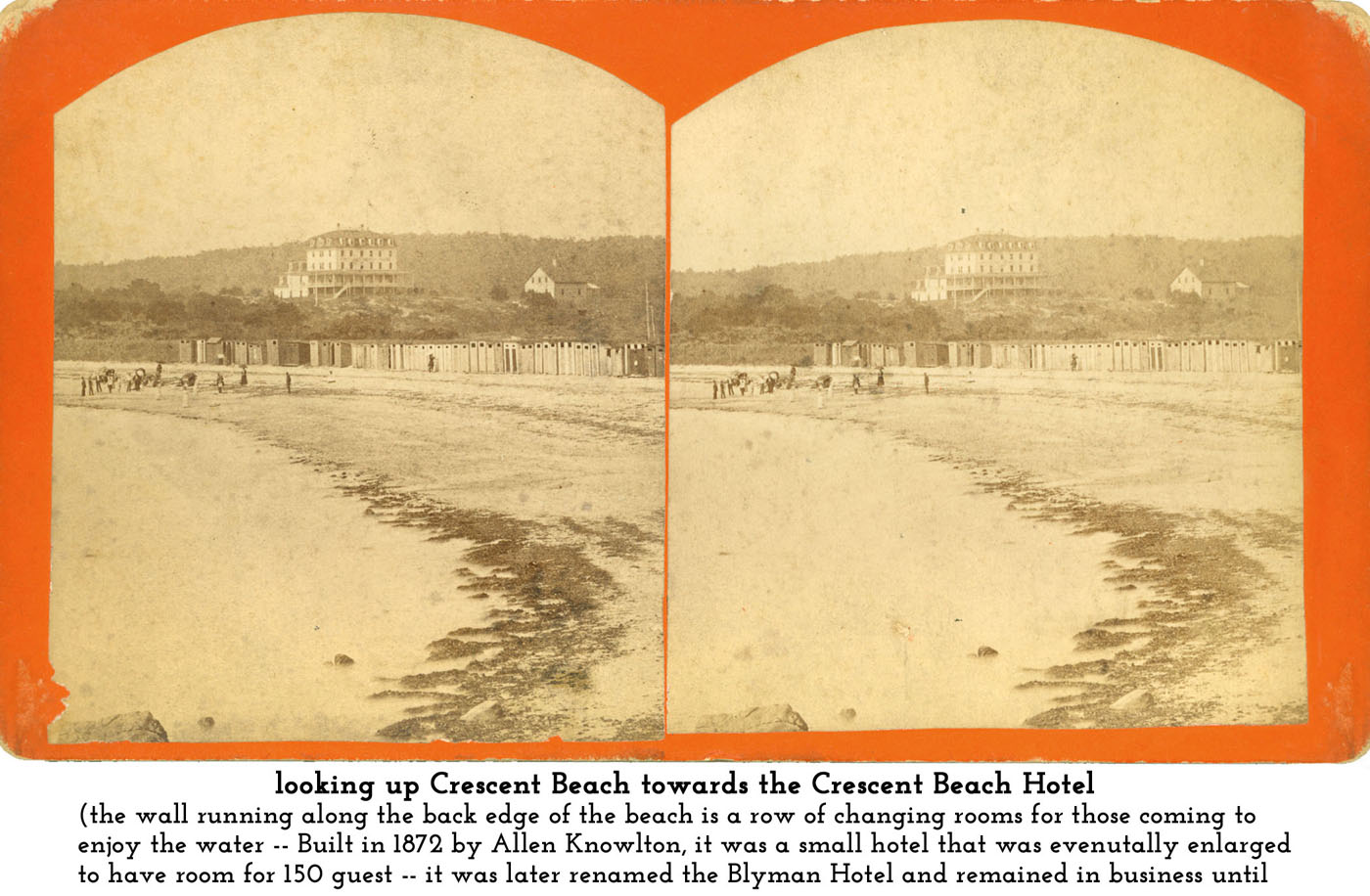 view showing the Crescent Beach House