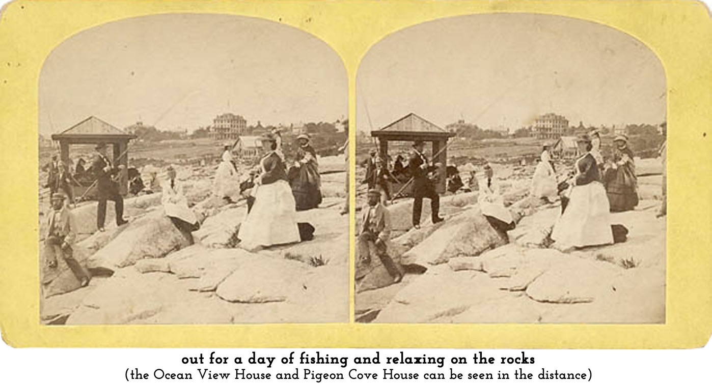 fishing party at the Ocean View House