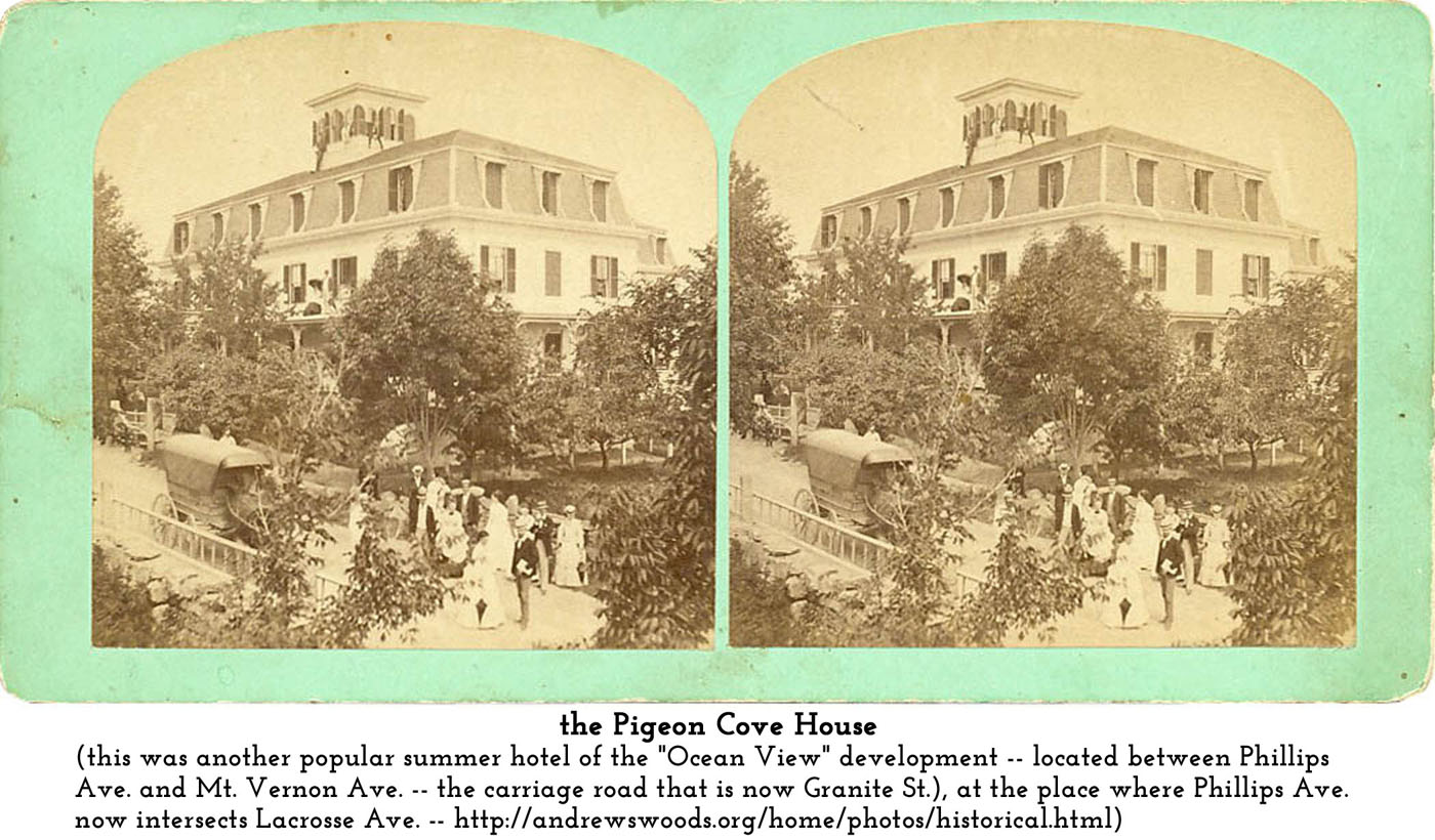the Pigeon Cove House