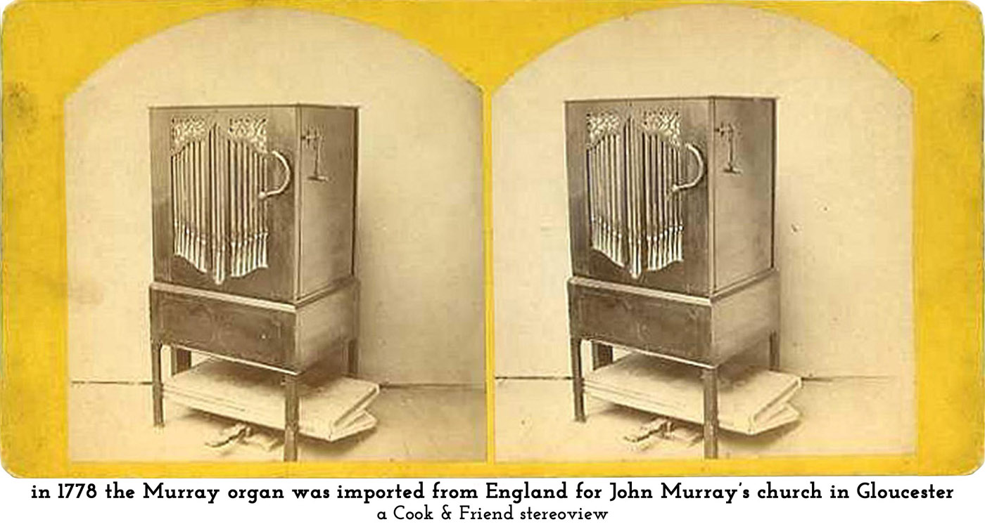 the Universalist Church organ 