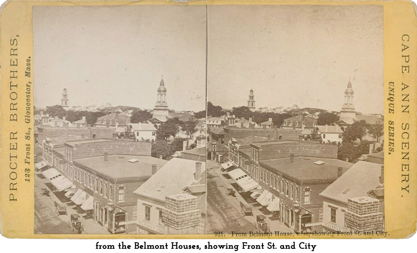 view from the Belmont Hotel