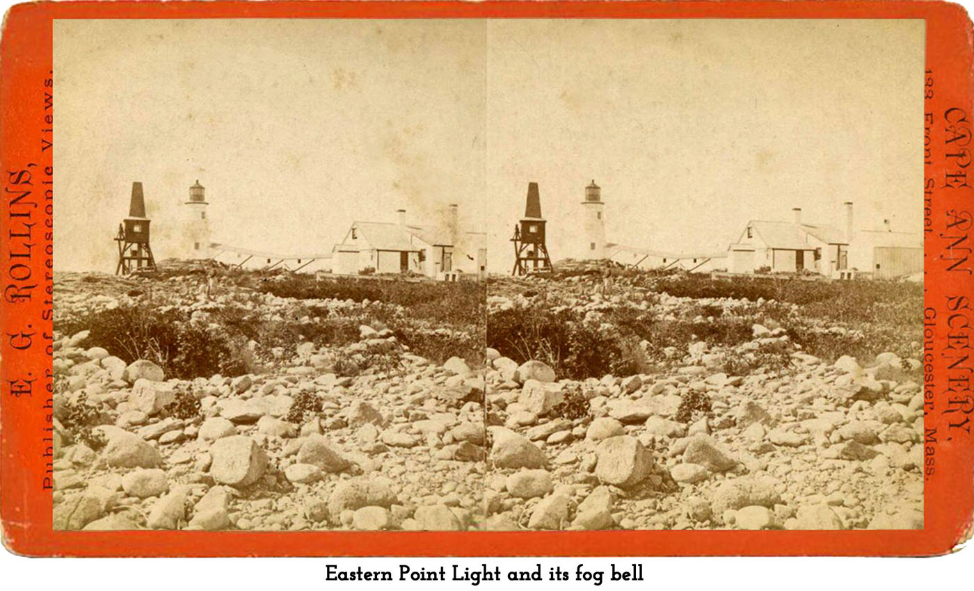 Eastern Point Light and fog bell