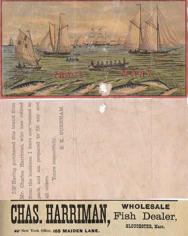 E. K. Burnham trade card