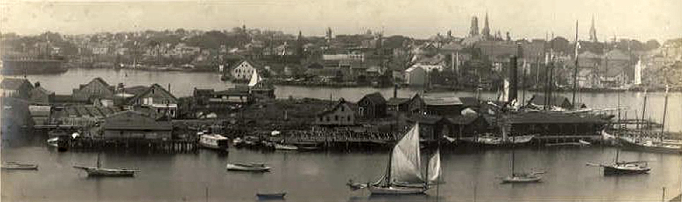 Gloucester Harbor tinted